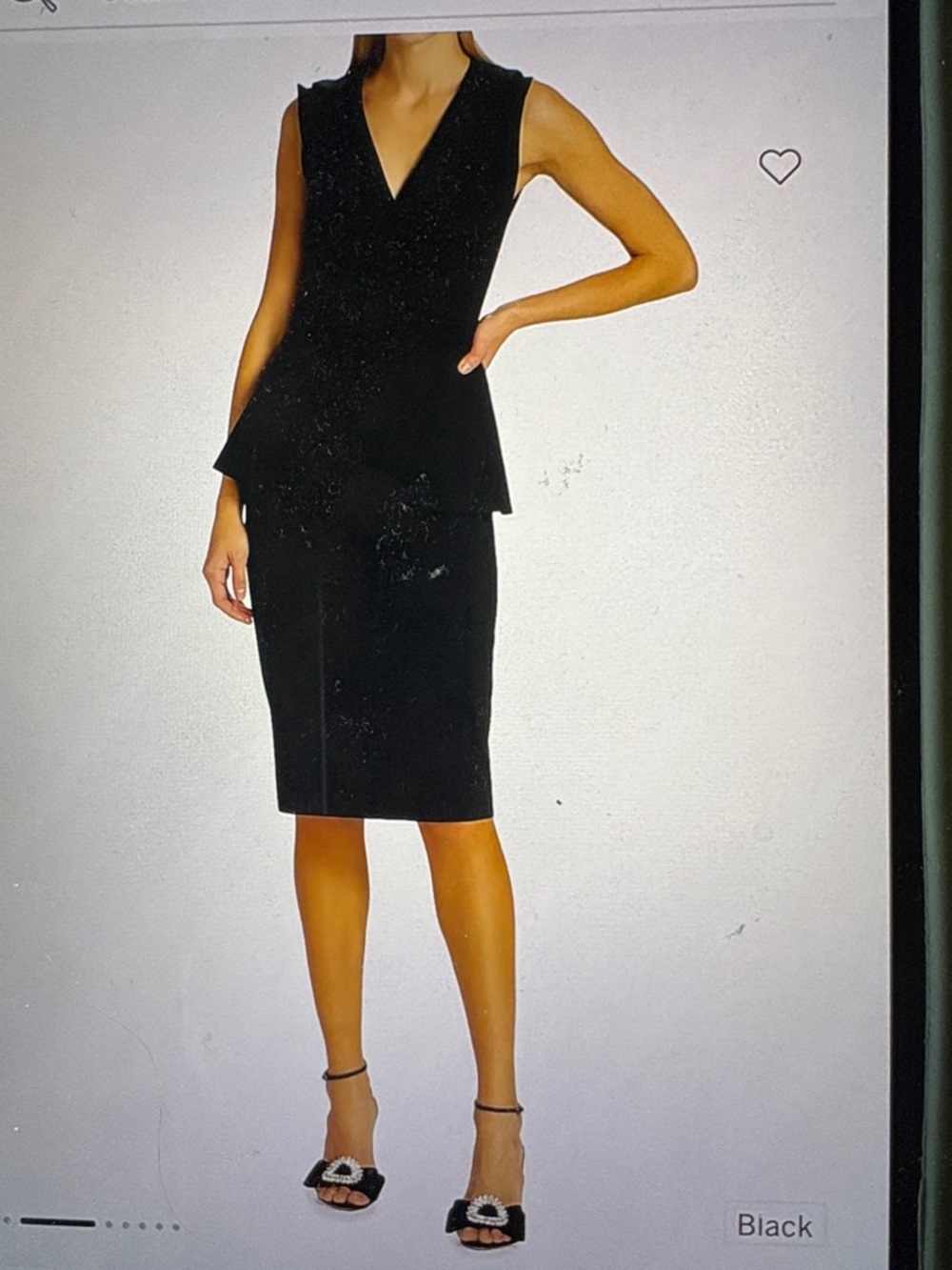 Chiara Boni La Petite Robe Dominietta Peplum Bodycon Dress 8